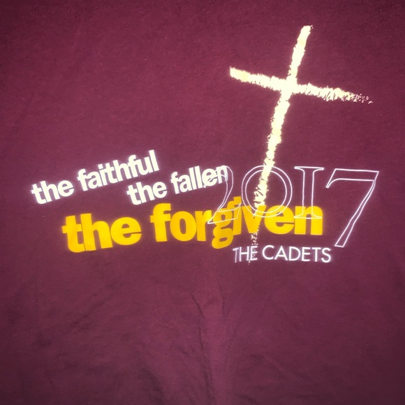 2017 concert tour shirt the Cadets The faithful, the fallen, the forgiven - Picture 3 of 5
